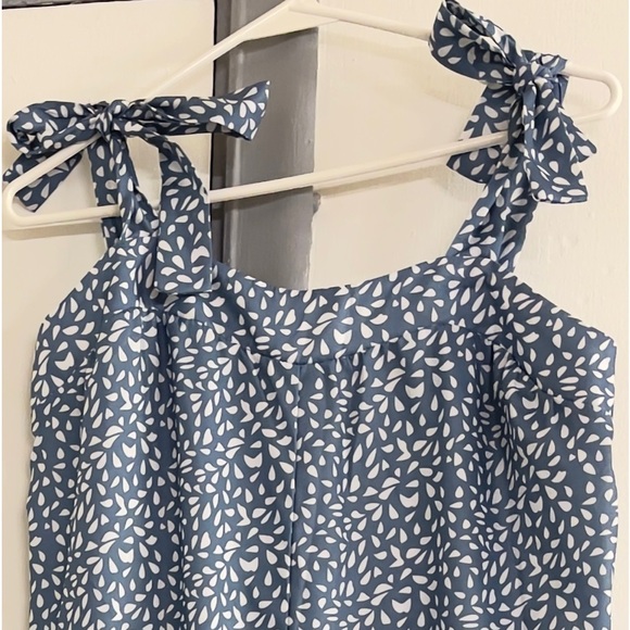 Off brand… Blue and white print jumpsuit size L - Picture 4 of 6